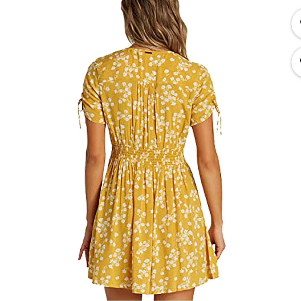 NWT Billabong Twirl Twist Floral Dress - Picture 11 of 13